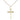 14kt Gold Filled Medium Nail Cross Necklace 3/4 x 3/8 inches on 18 inch chain by Bliss Manufacturing