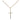 14kt Gold Filled Small Cross Necklace 1/2 x 1/4 inches on 18 inch chain by Bliss Manufacturing