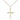 14kt gold filled Catholic cross necklace 3/4 x 3/8 inch pendant 18 inch curb chain handcrafted by Bliss