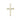 14kt solid gold medium cross pendant 3/4 x 1/2 inch handcrafted by Bliss Manufacturing USA