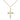 Gold Filled Medium Catholic Cross Necklace 3/4 x 1/2 inch with 18 inch chain by Bliss Manufacturing