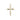 14kt Solid Gold Medium Catholic Cross Pendant 3/4 x 1/2 inch USA Made by Bliss Manufacturing
