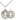 Sterling silver St. Benedict patron saint medal necklace, small 5/8x5/8, 18 inch chain, Bliss USA