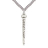 Large Sterling Silver Forgiven Nail Cross Necklace 1.5 inch pendant with 24 inch chain by Bliss