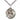 Sterling Silver St. Christopher Patron Saint Medal Necklace 1 inch x 7/8 inch with 24 inch Chain by Bliss