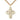 14kt gold filled Four-Way Medal necklace 1 inch with 24 inch chain handcrafted by Bliss Manufacturing