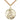 14kt Gold Filled Immaculate Heart of Mary Medal Necklace 1 x 7/8 inch pendant on 24 inch chain by Bliss
