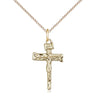 14kt Gold Filled Nail Crucifix Necklace 3/4 x 1/2 inches with 18 inch chain by Bliss Manufacturing