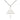 Sterling Silver Maronite Cross Necklace 7/8 x 5/8 inches on 18 inch chain by Bliss Manufacturing