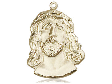 14kt Solid Gold Ecce Homo Medal Pendant 1 1/4 inch by 7/8 inch by Bliss Manufacturing