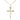 14kt Gold Filled Nail Cross Necklace 1 1/8 x 5/8 inch pendant on 18 inch chain by Bliss Manufacturing