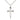 Sterling Silver Medium Nail Cross Pendant Necklace 1 1/8 x 5/8 inches on 18 inch chain by Bliss