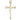 14kt Solid Gold Extra Large Nail Cross Pendant 2 x 1 inches - Handcrafted by Bliss Manufacturing