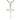 Sterling Silver Extra Large Nail Cross Pendant Necklace 2 x 1 inches on 24 inch chain by Bliss