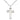 Sterling Silver Catholic Cross Necklace 7/8 inch pendant with 18 inch chain handmade in USA by Bliss