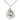 Sterling Silver Ecce Homo Pendant 3/4 x 3/4 inch on 18 inch curb chain - Bliss USA handcrafted Catholic jewelry