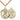 14kt Gold Filled St. Christopher Navy Medal Necklace with 7/8 inch pendant on 24 inch curb chain handcrafted by Bliss Manufacturing