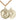 14kt Gold Filled St. Christopher Paratrooper Medal Necklace 7/8 x 3/4 inches on 24 inch chain by Bliss