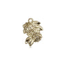 14kt Solid Gold Small Rose Medal Pendant 1/2 x 3/8 inches handcrafted by Bliss