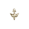 14kt Solid Gold Holy Spirit Dove Medal Pendant 1/2x3/8 small pendant Bliss Manufacturing USA