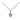 Small Sterling Silver Miraculous Medal Heart Pendant Necklace 1/4 x 1/8 with 18 inch Chain by Bliss