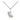 Sterling silver small Catholic Praying Hands pendant necklace 3/8 inch medal 18 inch chain Bliss