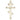 14kt Solid Gold Large Catholic Cross Pendant 1 3/8 inch by 5/8 inch handcrafted by Bliss