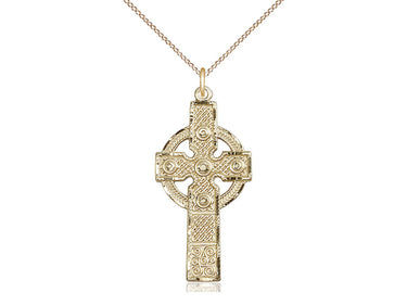 14kt Gold Filled Large Lite Curb Chain Necklace 18 inches handcrafted in USA by Bliss Manufacturing