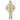 14kt Solid Gold Large Cross Pendant 1 3/8 x 5/8 inches handcrafted by Bliss Manufacturing USA