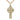 14kt Gold Filled Extra Large Cross Necklace 1 7/8 x 7/8 inches with 24 inch chain handcrafted by Bliss USA