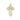 14kt Solid Gold St. Olga Byzantine Medal Medium Size 7/8 inch by Bliss Manufacturing USA