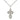 Sterling Silver St. Olga Cross Necklace 7/8 inch pendant on 18 inch curb chain by Bliss Manufacturing