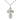 Sterling Silver St. Olga Cross Necklace 1 1/8 inch by 5/8 inch pendant on 18 inch chain by Bliss