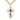 14kt Gold Filled Large St. Olga Cross Necklace 1 3/8 x 7/8 inches on 24 inch chain by Bliss