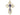 14kt solid gold St. Olga cross pendant, 1 3/8 x 7/8 inches, handcrafted by Bliss Manufacturing USA