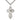 Sterling silver St. Olga cross necklace, 1 3/8 x 7/8 inch pendant with 24 inch chain, handcrafted by Bliss USA