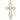 14kt Solid Gold Extra Large Cross Pendant 1 7/8 x 1 inches handcrafted by Bliss Manufacturing USA