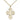 Medium 14kt Gold Filled Christine Cross Necklace 1 1/8 x 3/4 inches on 18 inch chain by Bliss