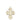 14kt Solid Gold Christine Cross Pendant 1 1/8 x 3/4 inches handcrafted by Bliss Manufacturing USA