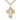 Large 14kt Gold Filled Irene Cross Necklace with 1.25x0.875 inch pendant on 24 inch chain by Bliss Manufacturing