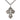 Large Sterling Silver Irene Cross Necklace with 1.25x0.875 inch pendant on 24 inch chain by Bliss