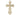 Large 14kt Solid Gold Catholic Cross Pendant 1.5x0.875 inch handcrafted by Bliss Manufacturing USA