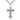 Sterling Silver Large Cross Necklace 1.5 x 0.875 inches with 24 inch chain by Bliss Manufacturing