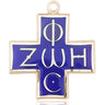 Large 14kt Solid Gold Light and Life Cross Pendant 1.375 x 1.25 inches by Bliss Manufacturing USA