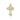 14kt Solid Gold Russian Orthodox Cross Pendant 7/8 x 1/2 inch handcrafted in USA by Bliss Manufacturing