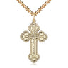 14kt Gold Filled Large Cross Necklace 1 3/8 x 7/8 inch pendant with 24 inch chain by Bliss