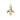 14kt solid gold medium Fleur de Lis medal pendant 3/4 x 1/2 inch handcrafted by Bliss