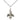 Sterling Silver Fleur de Lis Pendant Necklace 3/4 x 1/2 Inch Medium with 18 Inch Curb Chain by Bliss