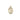 14kt solid gold St Ann patron saint medal pendant, small 1/2 inch delicate design, handmade by Bliss Manufacturing USA