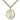 14kt Gold Filled Guardian Angel Pendant Necklace 7/8 inch by 3/4 inch with 24 inch chain by Bliss